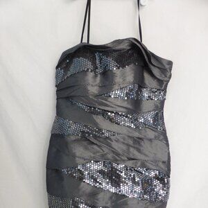 CITY STUDIO, size 5, grey and silver dress BNWT
